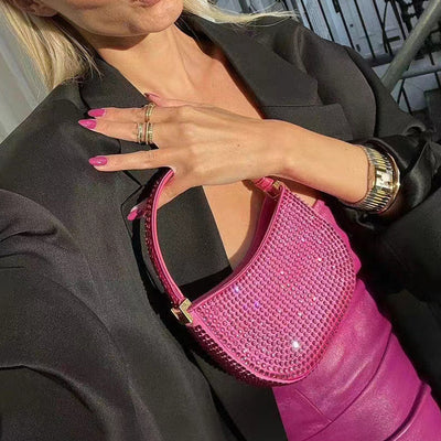 Bolso Bandolera de Diamantes Elegante - Image 5
