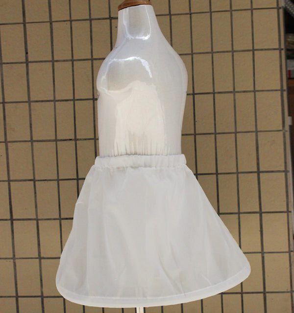 Enagua Infantil de Dos Capas para Vestido de Ceremonia