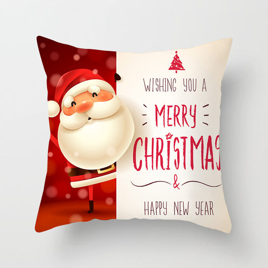 Funda de Almohada Navideña con Diseño de Muñeco de Nieve - Image 2