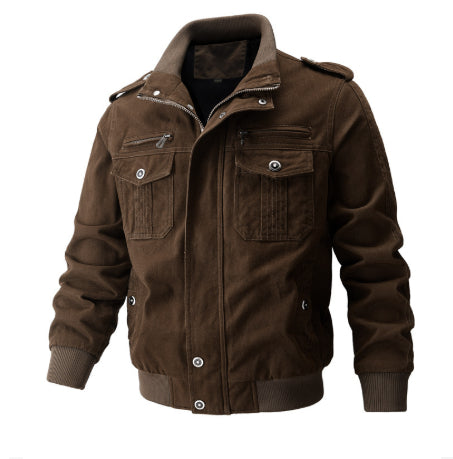 Chaqueta de Trabajo Suelta en Algodón - Image 7