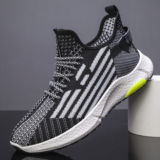 Zapatillas Deportivas Tejidas Transpirables para Correr - Sneakers Modernos para Hombre - Image 3