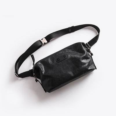 Bolso de Cuero Curtido al Vegetal con Solapa - Estilo Retro Vintage - Image 5