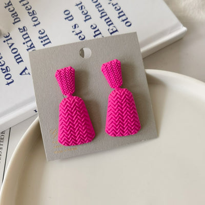 Aretes de Botón Rose Exagerados con Temperamento Japonés y Coreano - Image 6