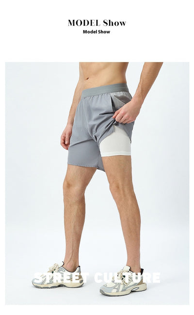 Shorts Deportivos a Juego para Pareja - Transpirable Seda de Hielo - Image 16