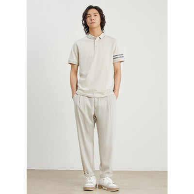 Polo Slim Fit Ice Silk Pearl Cotton para Hombre - Image 4