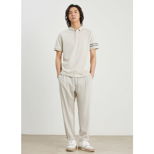Polo Slim Fit Ice Silk Pearl Cotton para Hombre - Image 4