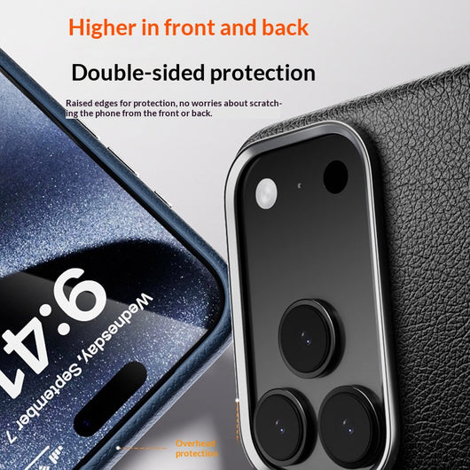 Funda Magnética de Cuero Genuino para Celular con Protección Antihuellas - Image 4
