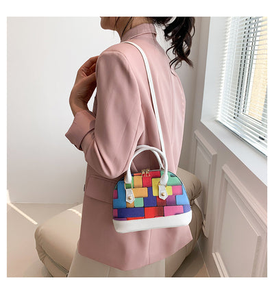 Bolso Shell con Costuras en Contraste - Diseño Moderno y Versátil - Image 11