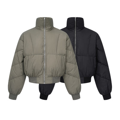 Chaqueta Térmica Casual de Cuello Alto - Algodón Cómodo para Hombre y Mujer - Image 5
