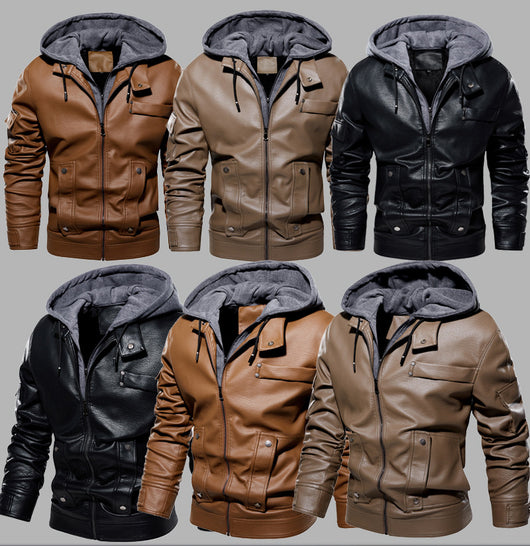 Abrigo de Cuero para Hombre Elegante y Cálido - Image 9