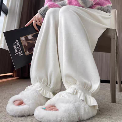 Pantalones Harem Tejidos Cómodos Estilo Coreano para Mujer - Image 7