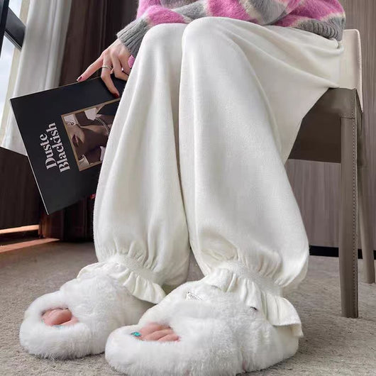 Pantalones Harem Tejidos Cómodos Estilo Coreano para Mujer - Image 7