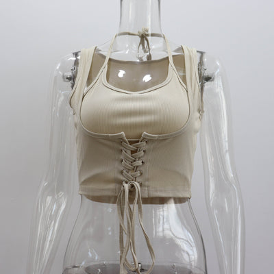 Blusa Sin Mangas con Amarre al Cuello - Image 8