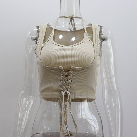 Blusa Sin Mangas con Amarre al Cuello - Image 8