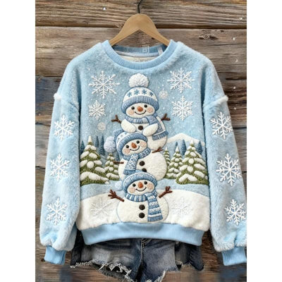 Sudadera Cuello Redondo con Pelaje Sintético para Otoño e Invierno - Image 16