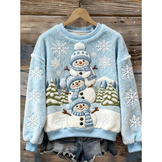 Sudadera Cuello Redondo con Pelaje Sintético para Otoño e Invierno - Image 16