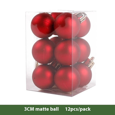 Bola de Navidad Roja Electrochapada - Adorno Colgante para Árbol - Image 7
