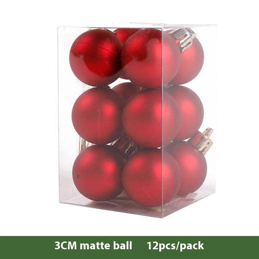 Bola de Navidad Roja Electrochapada - Adorno Colgante para Árbol - Image 7