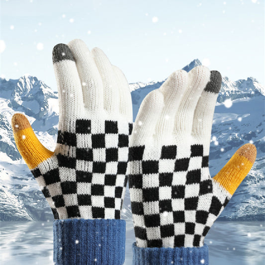 Guantes Térmicos de Punto Suave con Pantalla Táctil