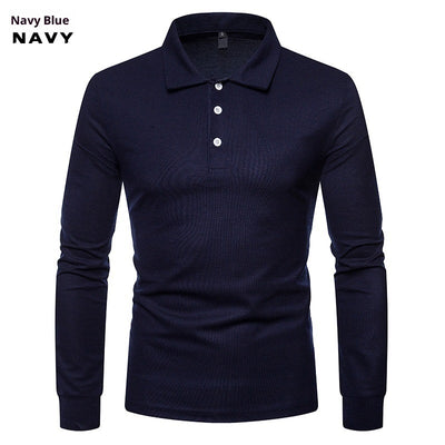 Camisa Casual de Manga Larga Slim Fit con Cuello de Color - Image 13