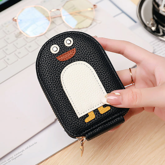 Billetera Expandible Pingüino con Patrón de Lichi - Porta Documentos - Image 6