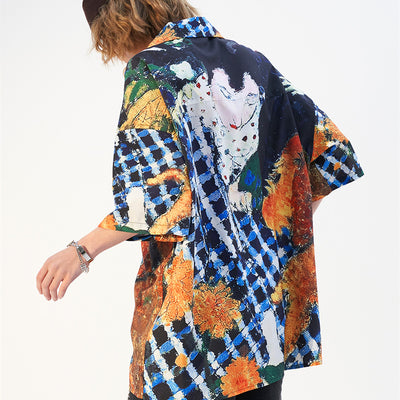 Blusa Casual Suelta de Manga Corta para Mujer - Image 4