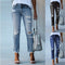 Pantalones Vaqueros Rotos Talla Grande para Mujer