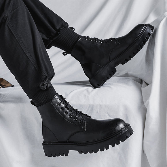 Botas Altas de Cuero para Hombre