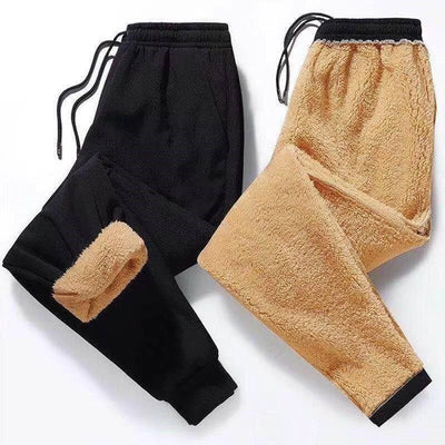 Pantalones de Chándal Juveniles Oversized con Forro Térmico para Invierno - Image 3