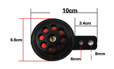 Bocina Eléctrica Universal 12V para Motocicletas y Vehículos - Sonido Potente - Image 6