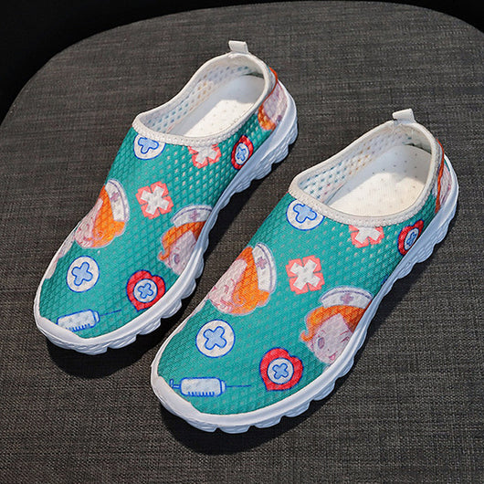 Zapatos Planos con Punta Redonda y Diseño Infantil para Mujer - Image 7