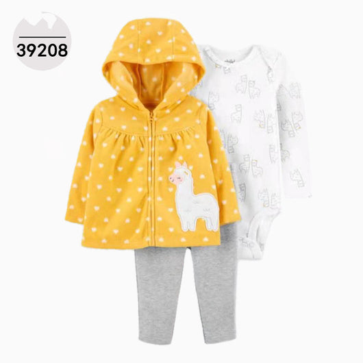 Conjunto Infantil 3 Piezas: Sudadera con Capucha, Manga Larga y Pantalón - Image 44