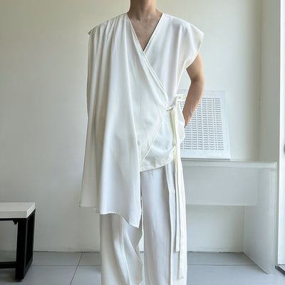 Blusa Minimalista Holgada sin Tirantes para Hombre y Mujer - Image 3