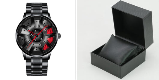 Reloj de Cuarzo Impermeable con Ruedas de Acero Inoxidable para Hombre - Image 22
