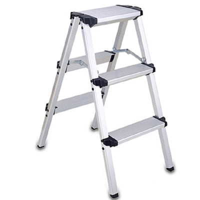 Escalera Taburete Plegable de Aluminio Doble Cara - Image 3