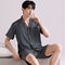 Pijama Hombre Ice Silk Primavera Verano Transpirable y Ligero