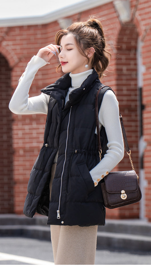 Chaleco Acolchado Ligero Estilo Coreano para Mujer - Image 22
