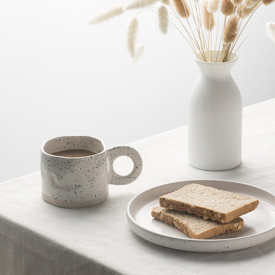 Taza de Desayuno de Cerámica con Asa Anillo - Image 3