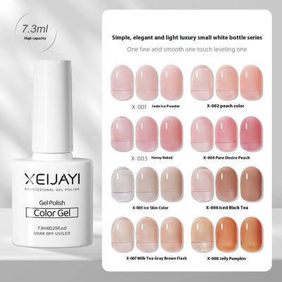 Esmalte UV Nude Transparente Cherry Red White
