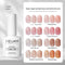 Esmalte UV Nude Transparente Cherry Red White