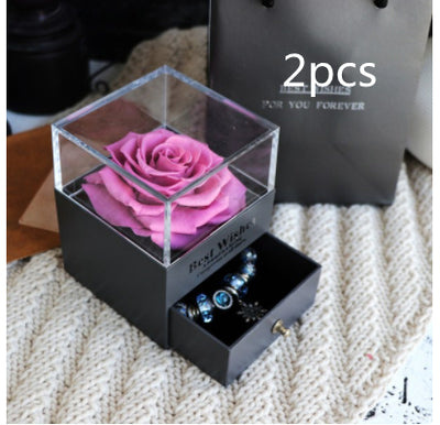 Caja de Joyero con Rosa Eterna - Regalo Perfecto para Amor y Ocasiones Especiales - Image 18