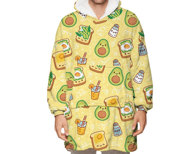 Suéter Manta Estampado Aguacate para Padres e Hijos - Image 14