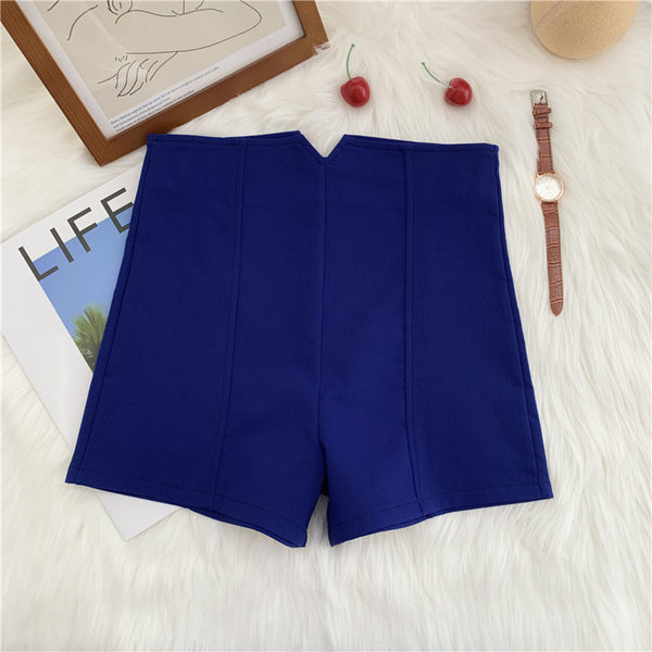 Shorts Anchos de Tiro Alto Elásticos para Mujer - Image 4