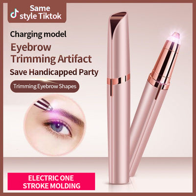 Depiladora Eléctrica 2 en 1 para Cejas y Vello Facial - Recargable USB, Impermeable y Portátil - Image 3