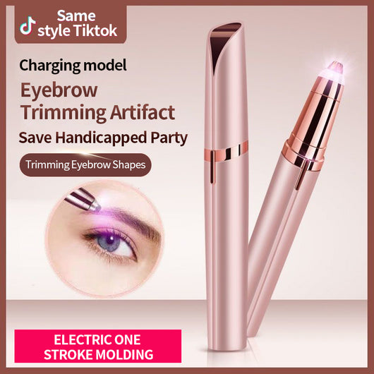 Depiladora Eléctrica 2 en 1 para Cejas y Vello Facial - Recargable USB, Impermeable y Portátil - Image 3