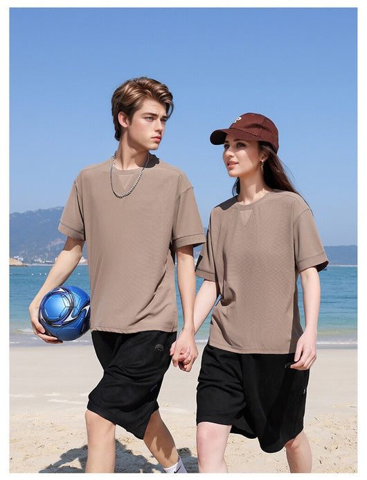 Camiseta Manga Corta Textura Waffle para Hombre - Image 19
