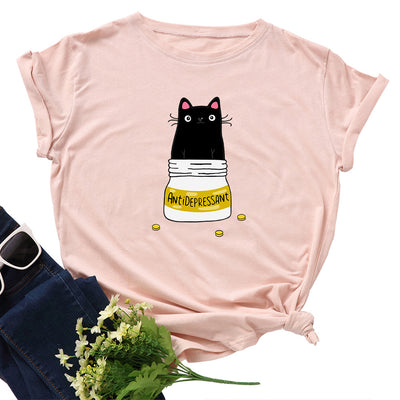 Camiseta Básica Mujer Cuello Redondo Manga Corta 100% Algodón - Image 17