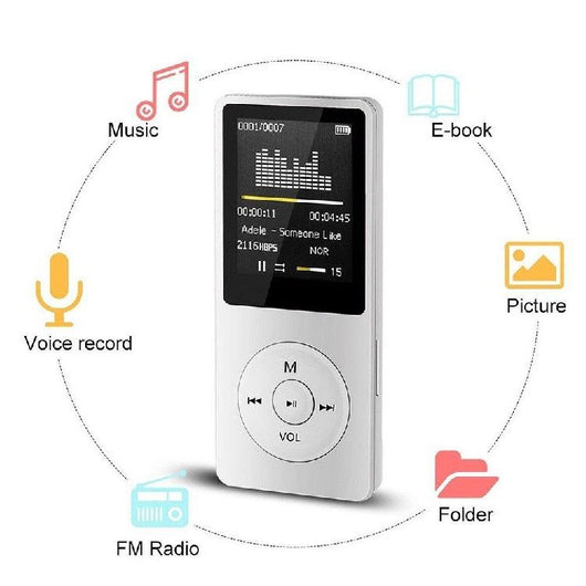 Reproductor MP3/MP4 Portátil con Pantalla 1.8" y Ranura para Tarjeta de Memoria - Image 22
