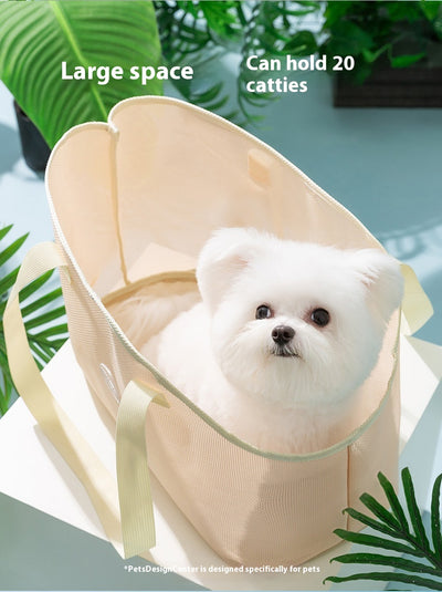 Bolsa Bandolera de Malla Transpirable para Gatos - Primavera Verano - Image 9
