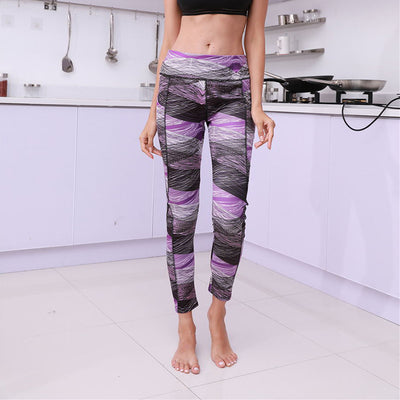 Leggings Deportivos Estampados con Levantacaderas para Yoga y Fitness - Image 7